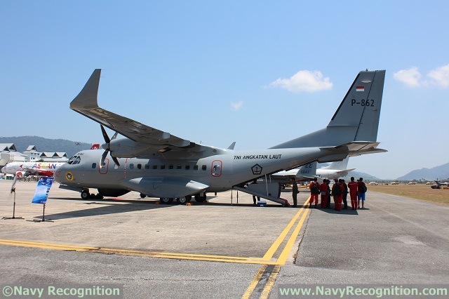 For the first time at LIMA exhibition in Langkawi (Malaysia), the Indonesian Navy (TNI AL) was present with one of its latest CN235-220 maritime surveillance aircraft. Locally built by Indonesian Aerospace (IAe or PT Dirgantara Indonesia), the maritime surveillance aircraft is fitted with Thales' Airborne Maritime Situation and Control System (AMASCOS) and several sensor systems.