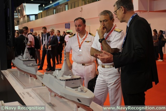 DCNS Showcasing the Bellhara Next Gen Frigate and Mistral LHD at IMDEX Asia 2017