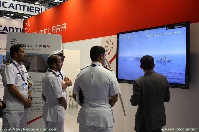 During DIMDEX 2012 Oto Melara, a world leader in naval weapon systems, presented for the first time a new naval weapon system called HITROLE-G RWS.