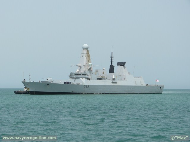 HMS Daring, the first of the Royal Navy's (RN’s) Type 45 destroyers, Arrived at DIMDEX (Doha International Maritime Defence Exhibition & Conference), showcasing her state-of the-art technology, including the new, fully digital, radar electronic support measures (RESM) system supplied by Thales UK.
