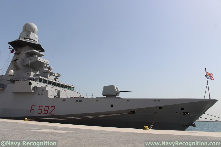 Italian Navy FREMM Frigate Carlo Margottini is at DIMDEX 2018 2