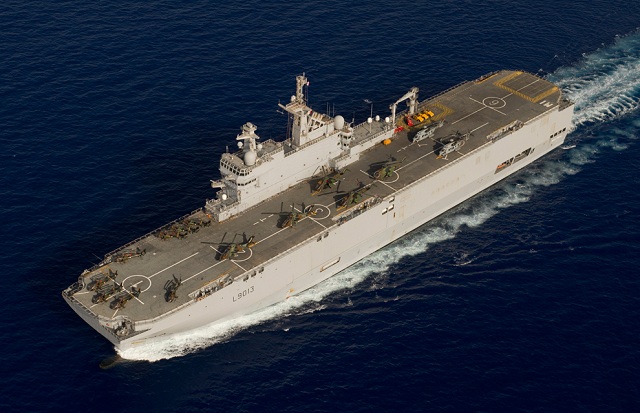 The first Mistral class amphibious assault ship for Russia will be laid down at the start of February in a French shipyard, a military industry official told RIA Novosti on Tuesday.