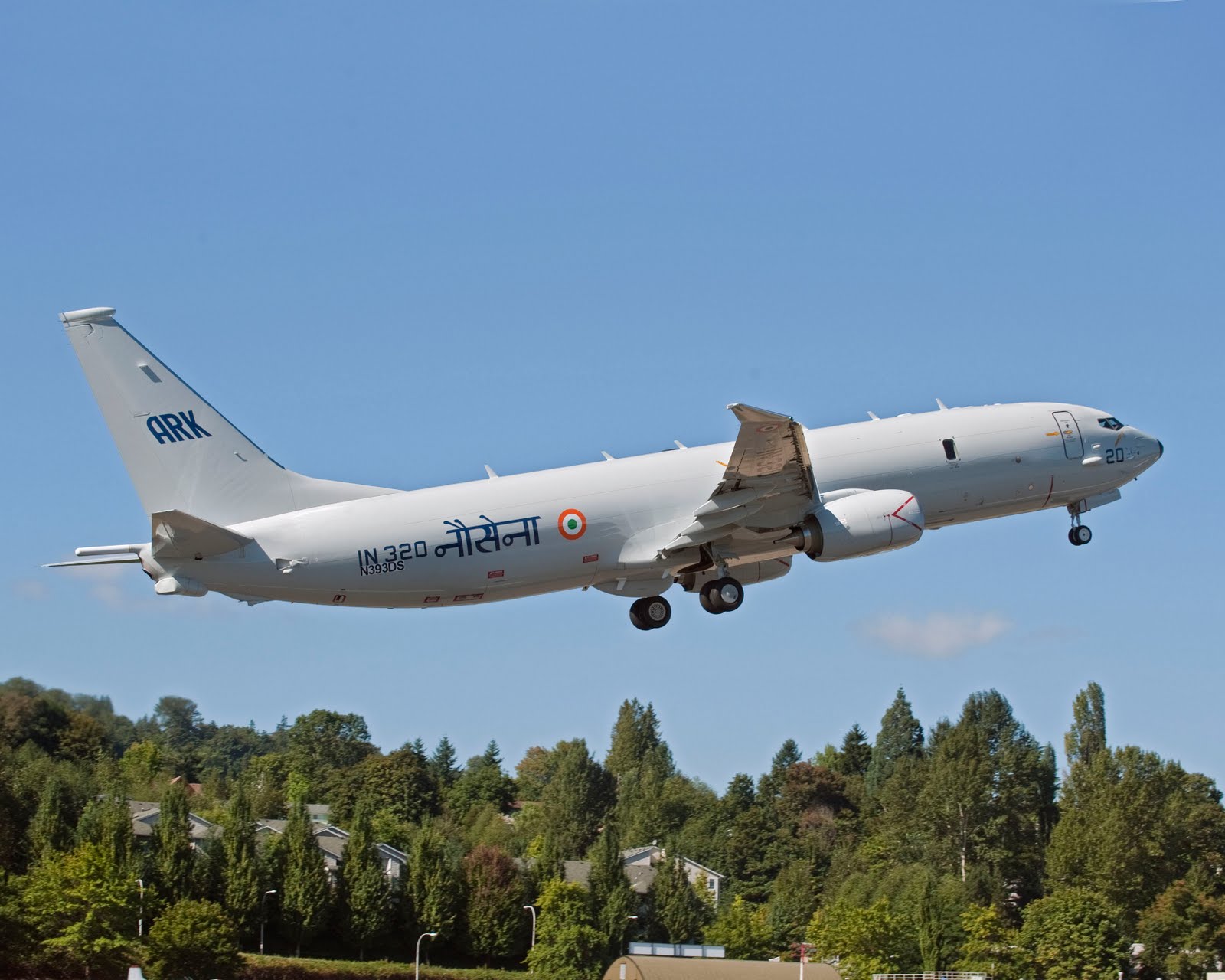 The first P-8I aircraft for the Indian Navy completed its initial flight on September 28, taking off from Renton Field at 12:02 p.m. Pacific time and landing two hours and 31 minutes later at Boeing Field in Seattle.