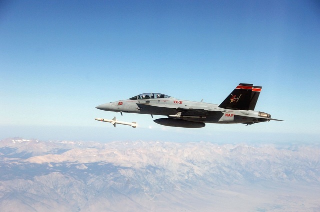 Orbital ATK, a global leader in aerospace and defense technologies, and the U.S. Navy successfully launched and scored a hit against the Mobile Ship Target during Block 1 upgrade test firings of the AGM-88E Advanced Anti-Radiation Guided Missile (AARGM) at the Point Mugu Sea Range on Aug. 18, 2015.