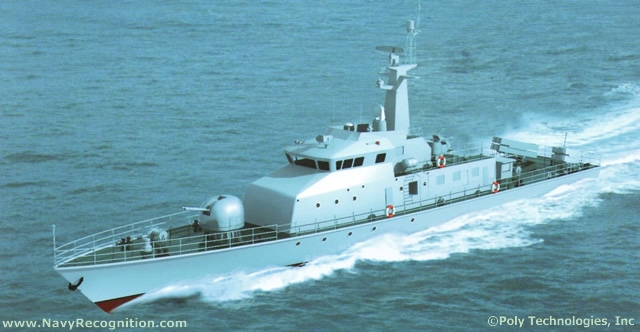 New Chinese made Missile Boat of unknown type 