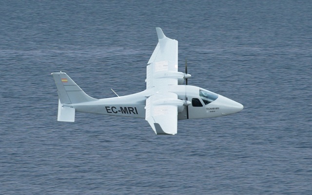 The company collaborates with Tecnam, Selex Galileo, FLIR Systems and Airborne Technologies in this project. The objective is to offer a solution with the best operation/surveillance capacity cost ratio. It will be ready to enter service in 2012 and will have the capacity to guard maritime areas located from 50 to 200 miles offshored.