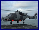 The Royal Navy’s new helicopter has paid its first visit to HMS Illustrious – dropping in on the veteran carrier during a submarine hunting exercise off Cornwall. Wildcat, which will replace the long-serving Lynx on the front line from next year, touched down on Lusty in the middle of Exercise Deep Blue.