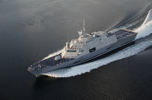 USS Fort Worth (LCS 3) commissioned at the Port of Galveston in Galveston, Texas, Saturday, Sept. 22. The ship was officially placed in service by Vice Chief of Naval Operations (VCNO), Adm. Mark E. Ferguson III.