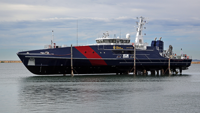 Austal is pleased to announce the launch of the first-in-series Cape Class Patrol Boat during a ceremony with staff and suppliers at the company’s Henderson shipyard in Western Australia on January 7.