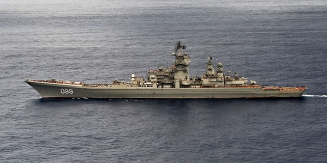 Russia’s heavy nuclear-powered missile cruiser Pyotr Veliky (Kirov class) has been docked for repairs in the Murmansk Region in north-west Russia, Head of the Northern Fleet’s press service Captain 1st Rank Vadim Serga said on Monday. The ship will be repaired at the 82nd shipyard in the settlement of Roslyakovo, he added.