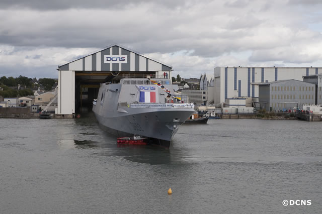 On 18 September 2013, DCNS launched FREMM Provence at its Lorient shipyard. This industrial milestone marks an important step in building the ship. It emphasizes once again the industrial dynamism of DCNS as five multimission frigates are currently being built simultaneously and are at different stages of completion.