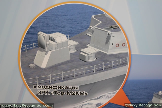 According to industry sources, naval variants of the Pantsir and TOR-M2 short-range air defense systems should enter service with the Russian Navy in about two years. “The Defense Ministry showed great interest in the naval variant of the Pantsir. It has been decided that several destroyers and other large warships will be modernized to accommodate the system,” said Dmitry Konoplev, managing director of the KBP Instrument Design Bureau.