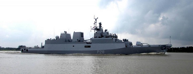 The first indigenously built stealth Anti-Submarine Warfare (ASW) Corvette ‘INS Kamorta’ built by M/s Garden Reach Shipyard (GRSE), Kolkata was commissioned today by Honourable Raksha Mantri Shri Arun Jaitely at Naval Dockyard, Visakhapatnam.