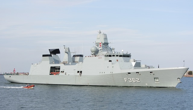 The trial, executed on 21 November 2013, consisted of four Evolved Sea Sparrow Missiles (ESSM) being directed by APAR to four targets. The trial was successful: all launched missiles performed a successful intercept. In the first part of the trial, a Banshee drone was eliminated by a missile launched by the new Royal Danish Navy Frigate HDMS Peter Willemoes (Iver Huitfeldt-class). 