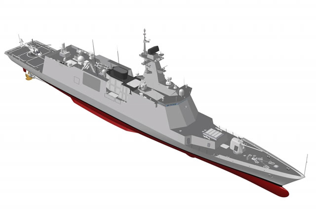 DRS Technologies Inc. announced today a contract award to design and produce a Hybrid Electric Drive (HED) propulsion system for the Republic of Korea Navy's future Incheon-class multipurpose frigate known as FFX Batch II (FFX-II). 