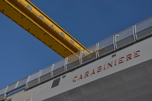 The frigate “Carabiniere” was delivered today at the Muggiano (La Spezia) shipyard. It is the fourth vessel of the FREMM program – Multi Mission European Frigates - commissioned to Fincantieri within the international Italian-French program, coordinated by OCCAR (the Organisation for Joint Armament Cooperation). Orizzonte Sistemi Navali (51% Fincantieri and 49% Finmeccanica) is the prime contractor for Italy in the FREMM program, which envisions the building of 10 units, all already ordered.