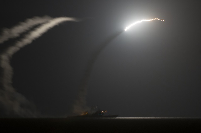 U.S. military forces and partner nations, including the Kingdom of Bahrain, the Hashemite Kingdom of Jordan, the Kingdom of Saudi Arabia, Qatar and the United Arab Emirates, undertook military action against ISIL terrorists in Syria overnight, using a mix of fighter, bomber, remotely piloted aircraft and Tomahawk Land Attack Missiles to conduct 14 strikes against ISIL targets.