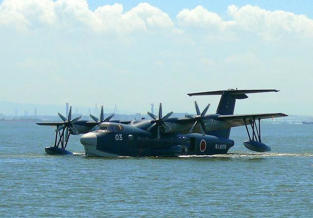 According to Japanese newspaper "The Japan Times", Indonesian Defense Minister Ryamizard Ryacudu said Monday his government is considering the possibility of buying the US-2 amphibious aircraft from Japan.