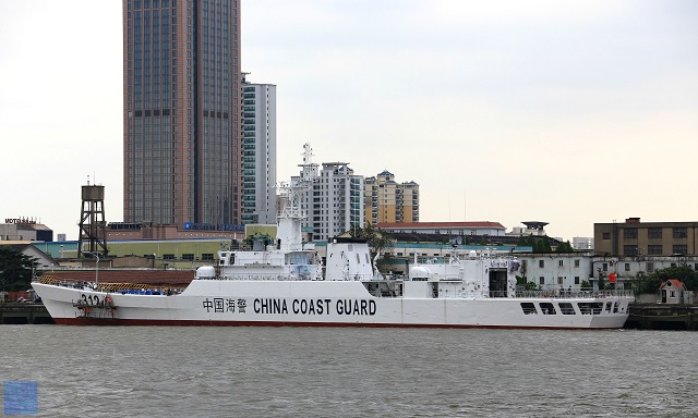 Recent spotter pictures from China show that the four Type 053H2G Frigates (NATO designation Jiangwei I) belonging to the People's Liberation Army Navy (PLAN or Chinese Navy) have been transfered to the China Coast Guard (CCG) and are being converted into patrol vessels.