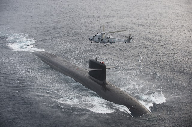 SSBN Le Triomphant SNLE French Navy SSBN NH90