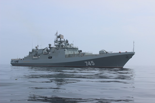 The Project 11356 frigate Admiral Grigorovich will leave the naval base in Baltiysk in west Russia to head for its home station in Sevastopol in Crimea, Defense Ministry spokesman for the Navy Igor Dygalo said on Friday. 