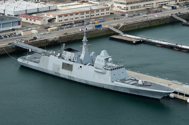 The French Navy (Marine Nationale) just announced that the Aquitaine Frigate, first ship of the FREMM class of multi-mission frigates, has now entered "active duty" (admission au service actif in French). As we reported last week, Aquitaine is expected to join the Charles de Gaulle carrier strike group (CSG) in the coming days. This will be the first operational deployment for this new generation frigate.