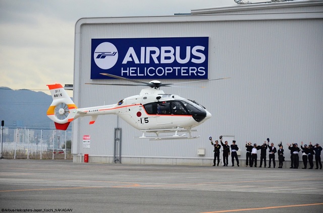 Airbus Helicopters has successfully handed over the 14th and 15th H135 training helicopters to the Japan Maritime Self-Defense Force (JMSDF). This marks the delivery completion of 15 H135s over the last six years. Designated as TH-135 by JMSDF, the 13 units delivered prior have been in operation since 2011.