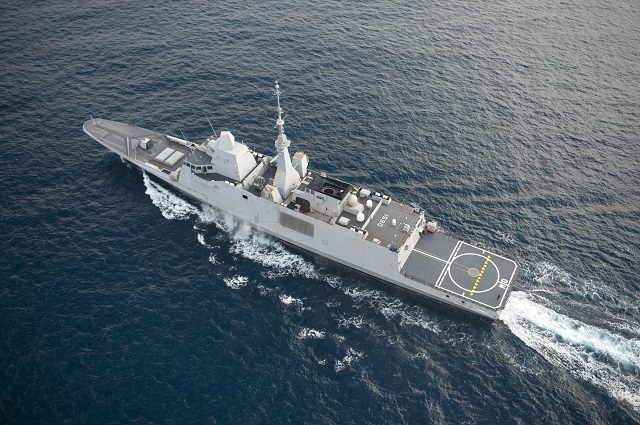 The sale of a multimission frigate (FREMM) by DCNS to Egypt has been formalized. To respond to the request formulated by Egypt, the sale transaction took shape in a very short time, not compatible with the usual procedures and the construction from scratch of a new vessel. The only solution to ensure on-time delivery iss therefore to deliver to Egypt one of the FREMM originally intended for the French Navy: The Normandie frigate currently in final systems fitting out in Lorient and property of DCNS.