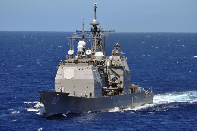 The U.S. Navy announced that the guided-missile cruiser USS Chancellorsville (CG 62) will join the Forward Deployed Naval Forces in Yokosuka, Japan. As part of the U.S. Navy's long-range plan to send the most advanced and capable units to the Asia-Pacific, Chancellorsville will leave her homeport of San Diego and deploy to Yokosuka in the summer of 2015.
