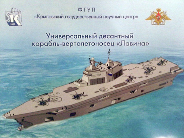 Russian MoD: First LHD Amphibious Assault Ship to be Built in Russia by 2022