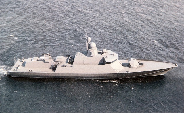 Russia’s first new class corvette of Project 22800 for the naval forces will be laid down by the end of the current year, and the Navy will get a total of 18 such ships, Commander-in-Chief of the Russian Navy Admiral Viktor Chirkov said on Wednesday. "To keep the pace of ship construction, we’ll replace, for example, [Project] 11356 by building a new series of vessels - small missile ships, corvettes armed with cruise missiles - [Project] 22800. This work is being done today, and we hope that by the end of the year we’ll be able to lay down the first ship," Chirkov said at the St. Petersburg International Maritime Defence Show (IMDS-2015). 