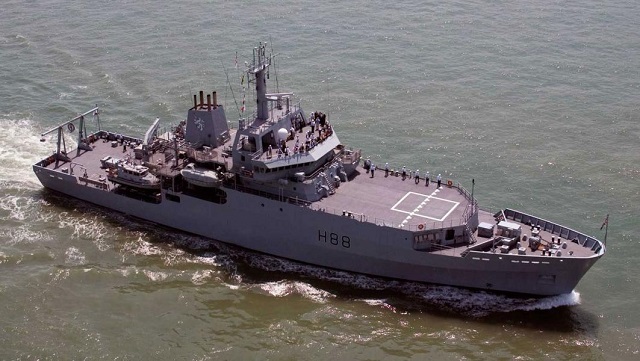The Royal Navy Echo class survey vessel HMS Enterprise will replace Albion class assault ship HMS Bulwark in the Mediterranean sea and shift focus on intelligence gathering role to disrupt the smuggling networks and the criminal gangs running the illegal migration operations.