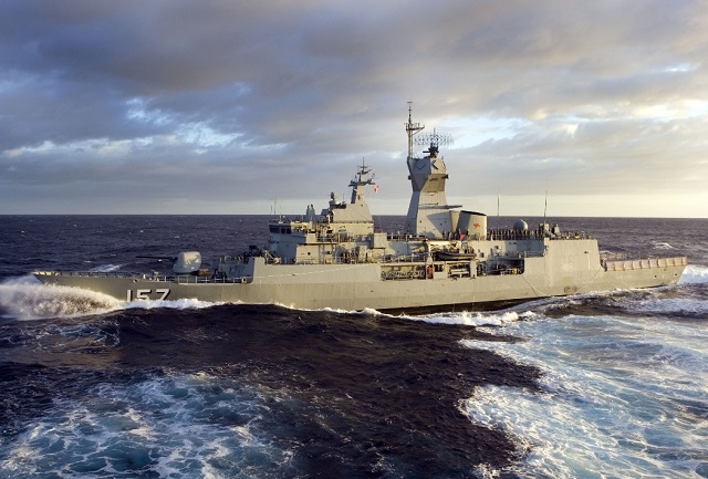 HMAS Parramatta, the fifth Anzac class frigate built for Australia and the sixth to enter the Anti-Ship Missile Defence Upgrade programme has commenced preparations to undock in mid April. While the most obvious and striking changes are the addition of a ‘cupola' mast to house the CEA Phased Array Radar, and a coat of the new Royal Australian Navy 'haze grey' paint, these are just two of a complex web of engineering changes and maintenance tasks delivered by BAE Systems, Saab Australia and Naval Ship Management, at the BAE Systems shipyard in Henderson, Western Australia over the past 12 months. 