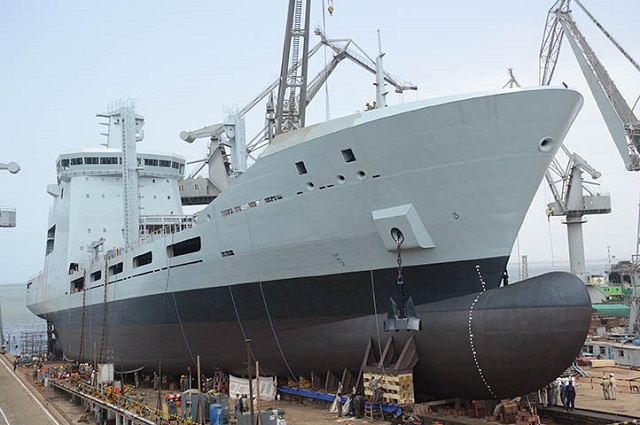 A new Fleet Tanker for the Pakistan Navy (PN) was launched today by Karachi Shipyard & Engineering Works Limited (KS&EW) in Karachi. Construction of the vessel was started on 27 November 2013 with steel cutting and subsequently keel laying was performed on 7 March 2014. The design of the Fleet Tanker is from Turkey's STM, while the tanker itself was built in Pakistan.