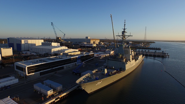 ASC and the Air Warfare Destroyer (AWD) Alliance this week marked another major milestone in the construction of Ship 01 with the ‘main engine light off’ - or starting of one of the main engines that will drive the ship’s propellers.