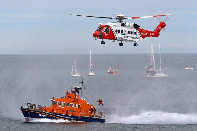 The Irish Coast Guard in partnership with CHC Helicopter completed more than 1,000 search and rescue (SAR) missions in 2015 with a fleet of five Sikorsky S-92® helicopters. The milestone, an increase of 12 percent on the previous year, tops the 2014 record of 914 missions, and is the first time since 1991 that the Irish Coast Guard achieved 1,000 missions in a single year. Sikorsky is a Lockheed Martin company.