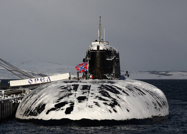 The Russian Northern Fleet’s Project 949A Antey-class nuclear-powered cruise missile submarine (SSGN) K-266 Orel (NATO reporting name: Oscar II-class), which suffered fire in spring 2015, has been launched in Severodvinsk following her repair. It shall have returned to service before the end of the year, the Zvyozdochka Shipyard’s press office told TASS.