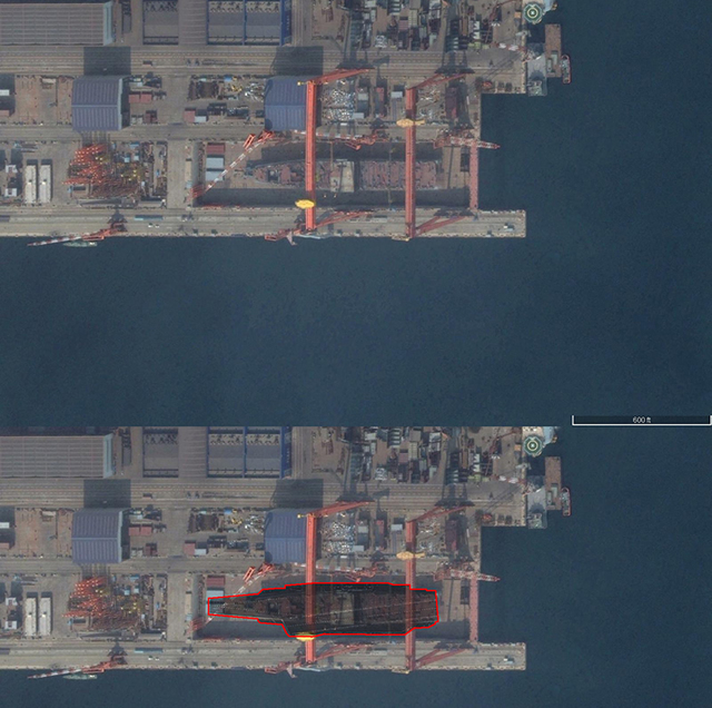 Yang Yujun, a Chinese Defense Ministry spokesperson, confirmed on December 31st that China is designing and building its second aircraft carrier "completely on its own" a the shipyard in Dalian in northeastern Liaoning Province. Yujun added explained during the last monthly press briefing of 2015 that this carrier, with a displacement of 50,000 tonnes, is designed to accommodate J-15 Flying Shark fighters and other types of aircraft.