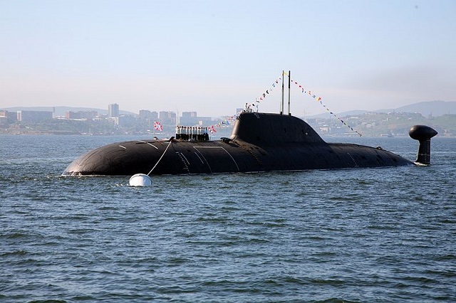 Russia’s Pacific Fleet has received the Project 971 (Akula-class) nuclear-powered submarine Kuzbass (K-419) that underwent repairs at the Zvezda Shipyard in the Primorye Territory in the Russian Far East, the regional administration said on Monday. The nuclear-powered submarine Kuzbass is armed with missiles and torpedoes.