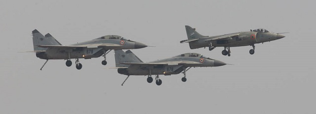The Indian Navy has replaced all of its venerable British-made Sea Harrier carrierborne fighters with Russian-built Mikoyan MiG-29Ks (NATO reporting name: Fulcrum-D) in a ceremony at Indian Naval Station Hansa in Goa state on the southwest coast of India, according to the Indian Navy’s press office.
