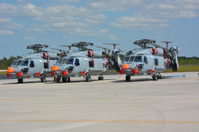 Three MH-60R Seahawk helicopters departed Sikorsky Aircraft Corporation’s William P. Gwinn Airfield May 10, aboard two C-17 aircraft to join their new home with Air Squadron 723, Karup Air Base in Denmark.