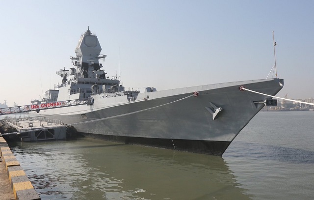 INS Chennai third Project 15A Kolkata class destroyer 1