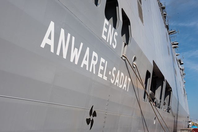 On 16 September 2016, DCNS delivered the second of two helicopter carriers acquired by the Arab Republic of Egypt in October 2015, the LHD (Landing Helicopter Dock) Anwar El Sadat. The flag transfer ceremony took place in the presence of the two Chiefs of Staff of the Egyptian and French navies, Admiral Rabie and Admiral Prazuck, the chairman and CEO of DCNS, Hervé Guillou, and the president of STX France, Laurent Castaing, together with senior French and Egyptian officials. By 2020, DCNS will have supplied seven combat vessels to Egypt, thus contributing to the modernisation of the Arab Republic of Egypt's defence system. 