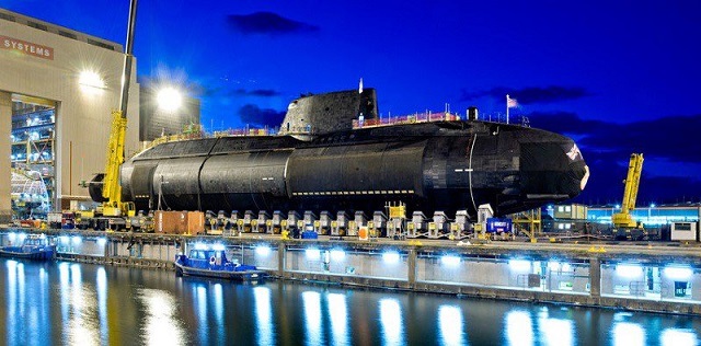 BAE Systems launched Audacious - the fourth Astute-class SSN Submarine for Royal Navy