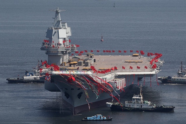 China Launched its First Home-Made Aircraft Carrier for PLAN