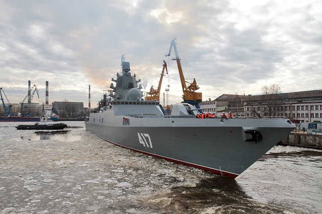 Russia's First Project 22350 Frigate Admiral Gorshkov Sea Trials Set to End in July