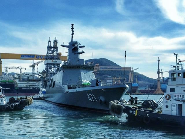 DSME Launched DW3000 Frigate Royal Thai Navy 2