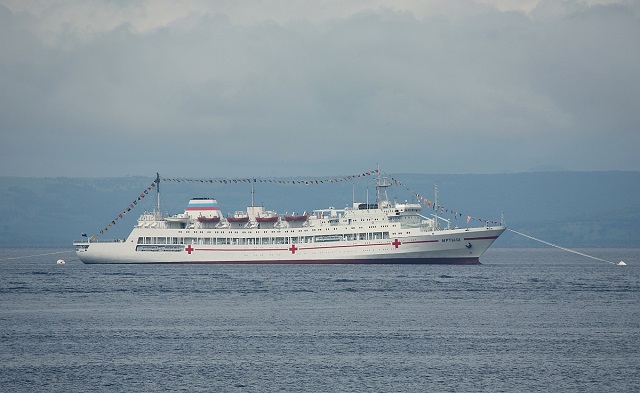 Irtysh hospital ship Russian Navy Pacific Fleet