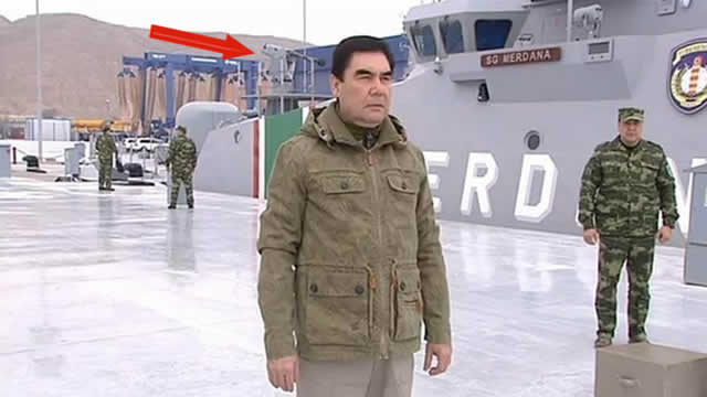 Turkmenistan Coast Guard Patrol Boat SIMBAD RC MBDA 2