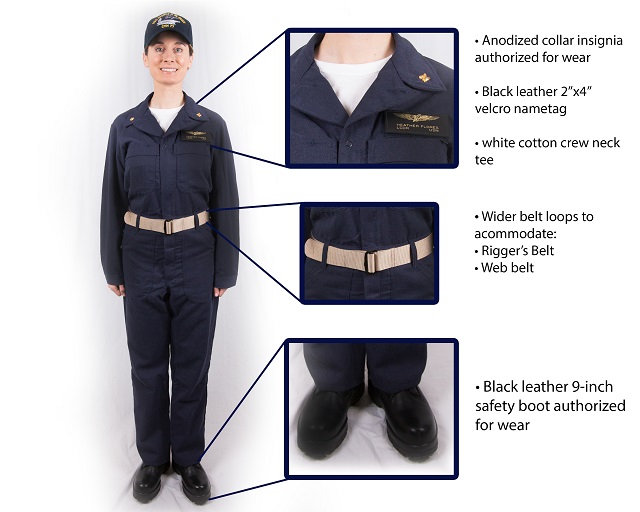 US Navy New Improved Flame Resistant Variant IFRV Coverall 2